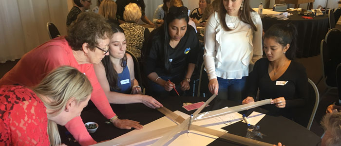Team completing a Quizzi Do challenge